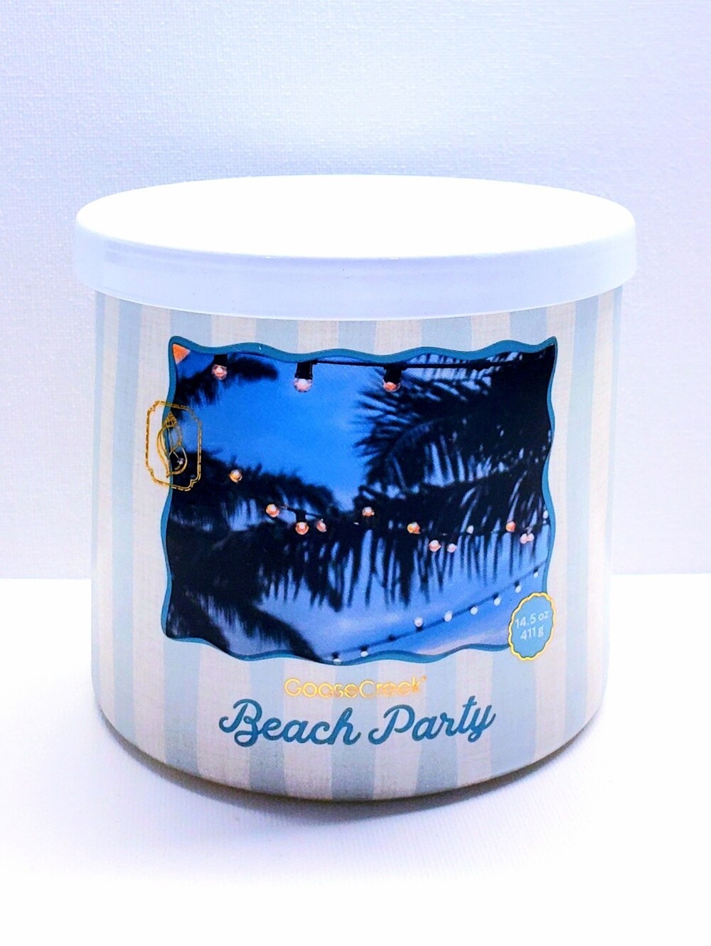 Goose Creek BEACH PARTY Large 3-Wick Scented Candle, 14.5 Oz